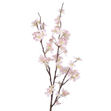 Branche décorative de pommier en fleurs LOUISA, rose-blanc, 85cm