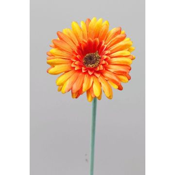 Fleur décorative Gerbera TEUDELINDE, orange, 55cm, Ø8cm