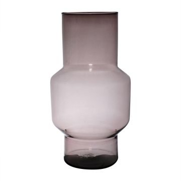 Vase à fleurs FORTUNATO en verre recyclé, violet-transparent, 40cm, Ø24cm