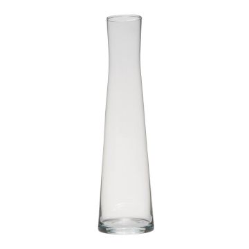 Vase à fleurs étroit SYRMA en verre, transparent, 30cm, Ø8cm