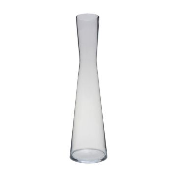 Vase à fleurs étroit SYRMA en verre, transparent, 40cm, Ø10cm