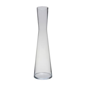 Vase à poser au sol étroit SYRMA en verre, transparent, 60cm, Ø14,5cm