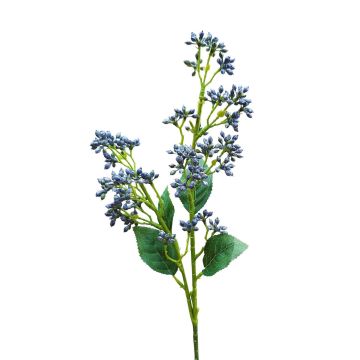 Branche de viburnum artificielle LABIBA, bleu, 60cm