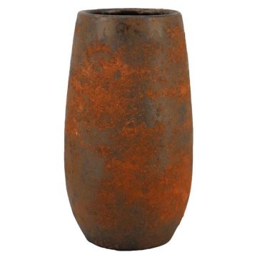 Vase en céramique OLEG, brun rouille, 50cm, Ø26cm