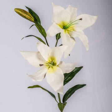 Fleur artificielle Lys KIRSTEN, blanc, 85cm, Ø15cm