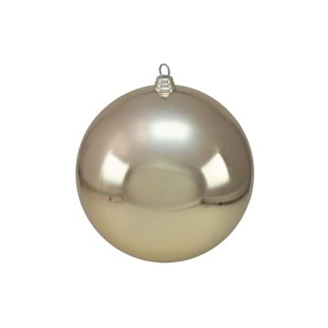 Boule de Noël TEODORA, cappuccino brillant, Ø30cm