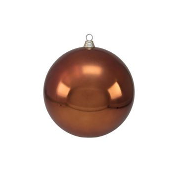 Boule de Noël TEODORA, cuivre brillant, Ø30cm