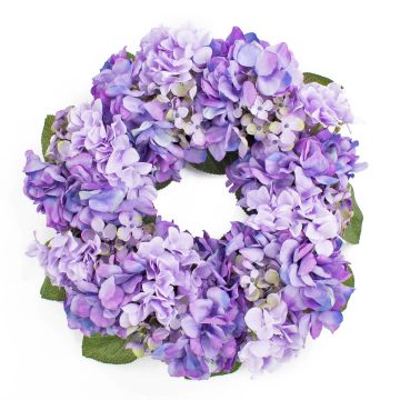 Couronne décorative d'hortensias MEJA, lilas, Ø35cm