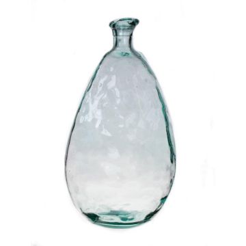 Bouteille décorative ASOKINO, verre, recyclé, transparent, 47cm, Ø27cm