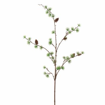 Branche décorative de mélèze NILAS avec pommes de pin, vert, 95cm