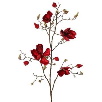 Branche de magnolia en tissu JACKA, rouge, 105cm