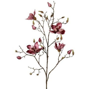 Branche de magnolia en tissu JACKA, vieux rose, 105cm