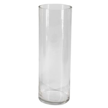 Vase en verre cylindrique SANSA OCEAN, transparent, 30cm, Ø10cm