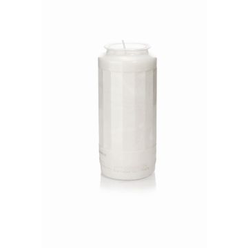 Bougie de cimetière JALARIN, blanc, 15cm, Ø6,5cm, 168h