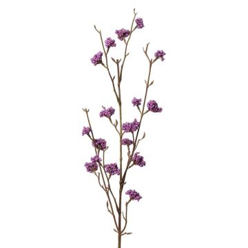 Branche décorative de callicarpe LARINA avec baies, violet, 70cm