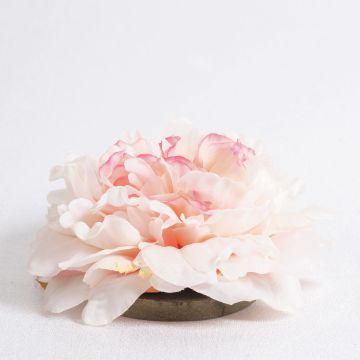 Fleur artificielle de pivoine MEGAN, flottante, rose, Ø15cm