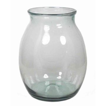 Vase à fleurs OLDRIK OCEAN, transparent, 27cm, Ø22cm