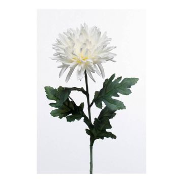 Fausse fleur Chrysanthème KAMPAL, blanc, 70cm