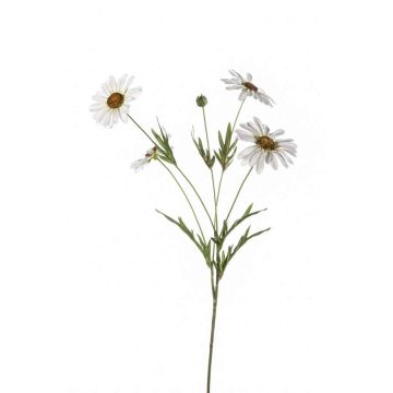 Marguerite artificielle NAROA, blanc, 80cm