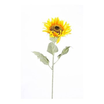 Fleur artificielle tournesol CORALINE, jaune, 80cm