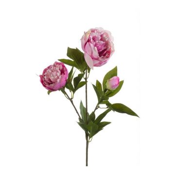 Fausse fleur Pivoine MISTI, violet clair, 70cm