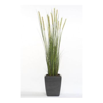 Herbe décorative ANAELLA avec panicules, vert, 90cm