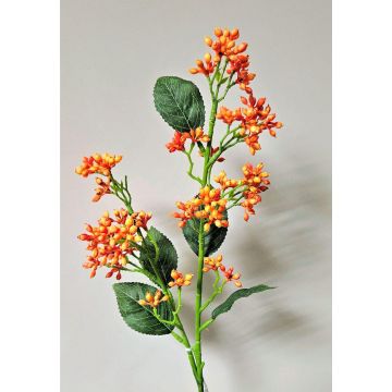 Branche de viburnum artificielle LABIBA, orange, 60cm