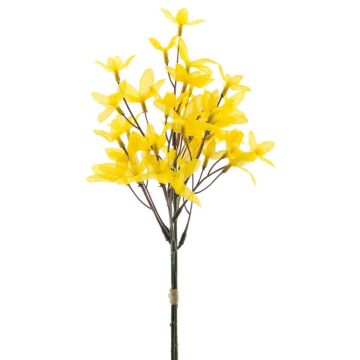 Botte de fleurs en tissu Forsythia NARUSA, jaune, 30cm