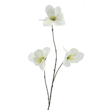 Branche décorative Magnolia FLAVA, blanc, 85cm