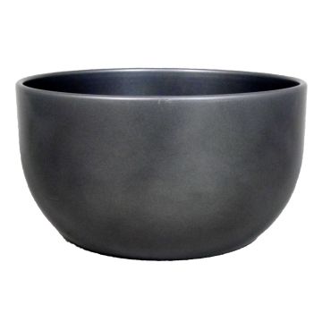 Coupe de fleurs en céramique TEHERAN TOWER, anthracite, 14cm, Ø26cm