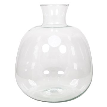 Vase à fleurs ASUMINI en verre, transparent, 28,5cm, Ø24,5cm