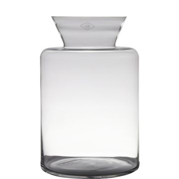 Vase FAHSAI en verre, transparent, 37cm, Ø24cm