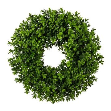 Couronne décorative de buis ZATRI, vert, Ø35cm