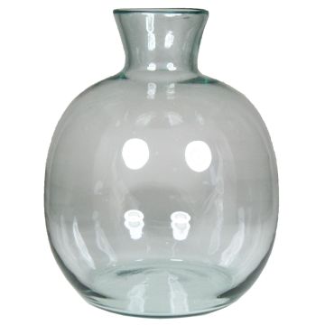 Vase à fleurs LIRICA en verre transparent, 26,5cm, Ø23,5cm