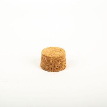 Bouchon pointu SERILDA en liège aggloméré, naturel, 2,5cm, Ø3,8/4,2cm