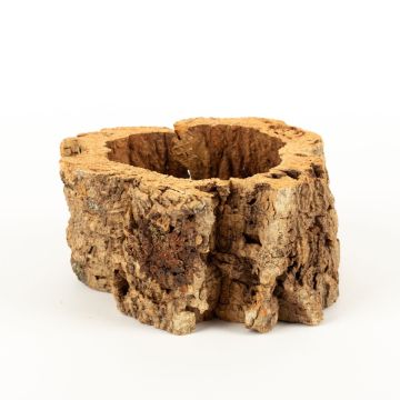 Cache-pot ORSINO en écorce de liège, naturel, 10cm, Ø19-24cm