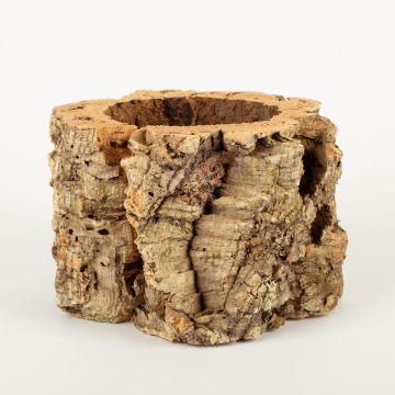 Cache-pot ORSINO en écorce de liège, naturel, 15cm, Ø22-24cm