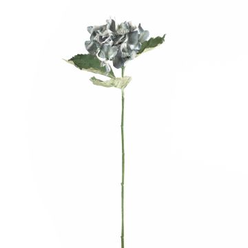 Fausse fleur Hortensia GUNILLA, collection écologique, gris-bleu, 60cm, Ø12cm