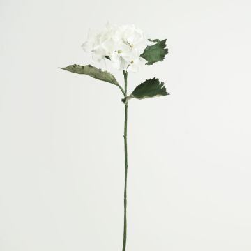 Fausse fleur Hortensia GUNILLA, collection écologique, blanc-lilas, 60cm, Ø12cm